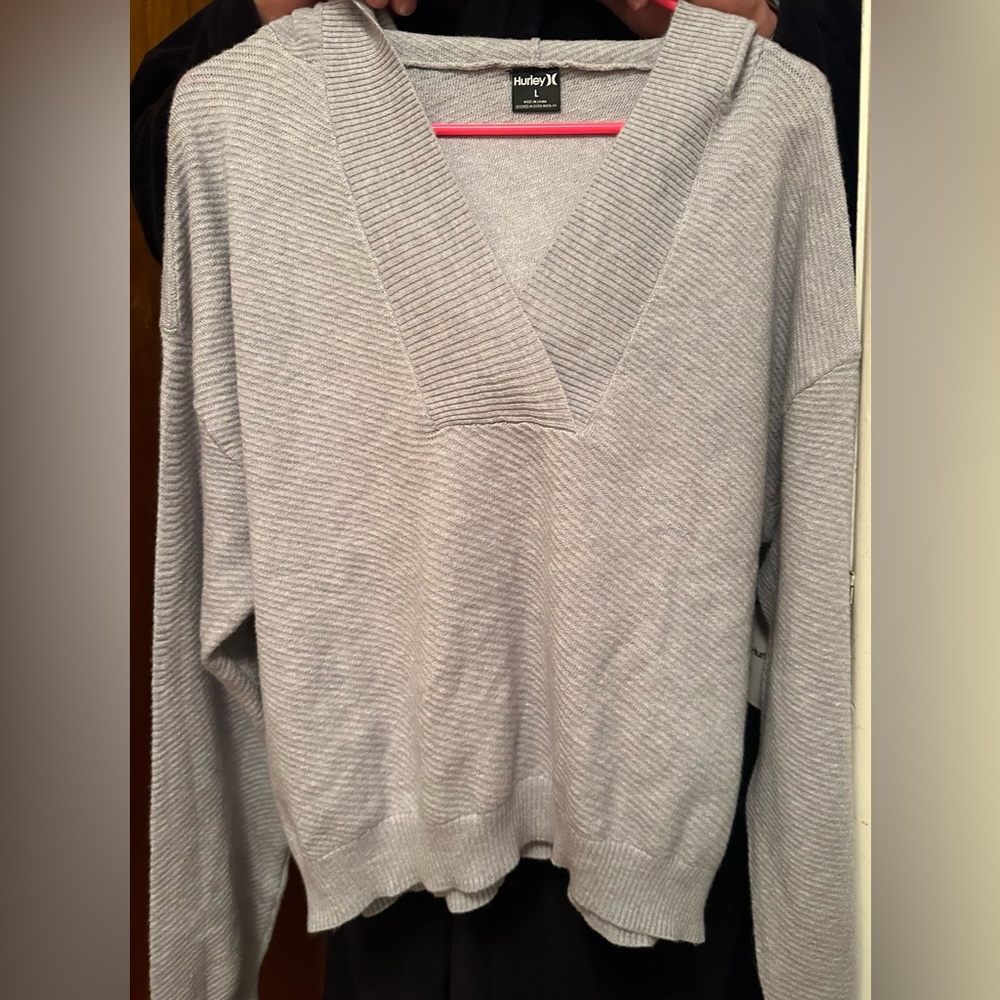 NWT~Hurley Hooded Lightweight Sweater